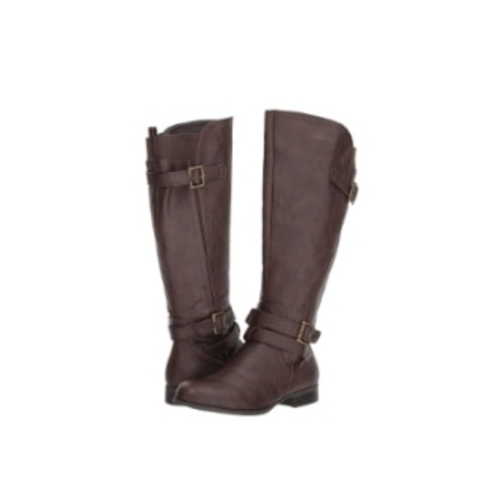 LifeStride Francesca Riding Boots Brown wide NIB